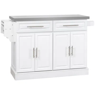 Streamdale Furniture Streamdale Rolling Kitchen Island With Storage