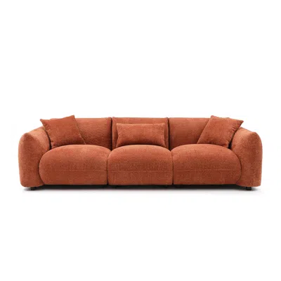 Streamdale Furniture Streamdale Mid Century Modern Couch 3-seater Sofa For Living Room