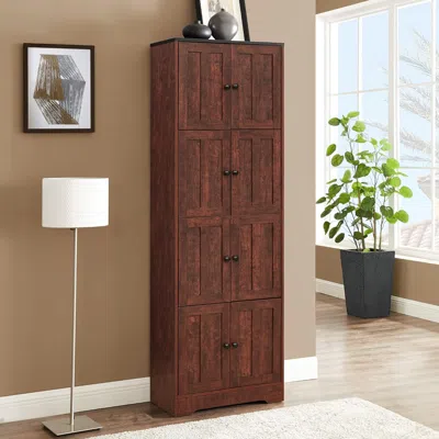 Streamdale Furniture Streamdale 4-door Tall Storage Cabinet For Various Rooms