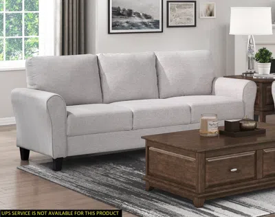 Streamdale Furniture Streamdale Modern Transitional Sand Hued Textured Fabric Upholstered 1 Piece