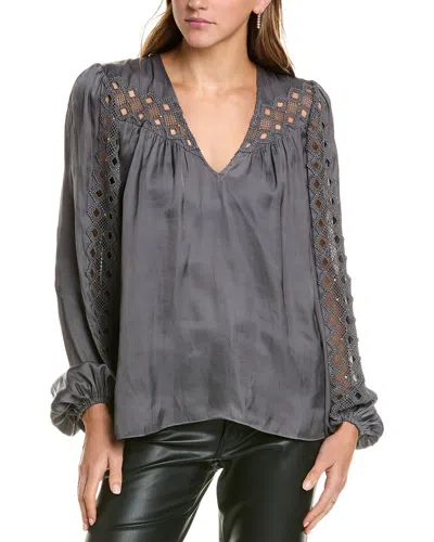 Ramy Brook Alaina Blouse In Grey