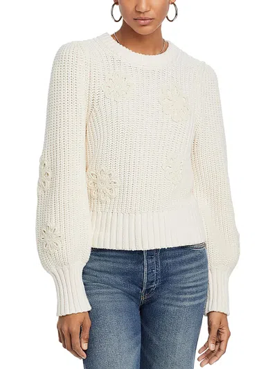 Rails Romy Floral Applique Sweater In Multi