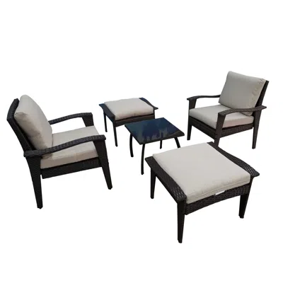 Streamdale Furniture Streamdale Outdoor Patio Lounge Chairs Rattan Wicker Patio Chaise Lounges