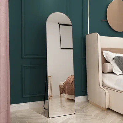 Streamdale Furniture Streamdale Premium Full-body Mirror With Space-saving Aluminum Frame