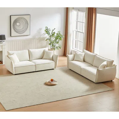 Streamdale Furniture Streamdale 3-seater + 3-seater Combo Sofa Modern Living Room Sofa