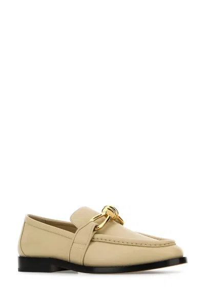 Bottega Veneta Calfskin Alstaire Loafers In Lightbutterscotch