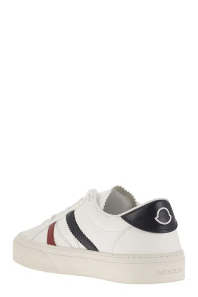 Moncler Monaco 2 Low-top Sneakers In White