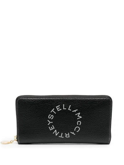 Stella Mccartney Black Alter Mat Wallet In Black