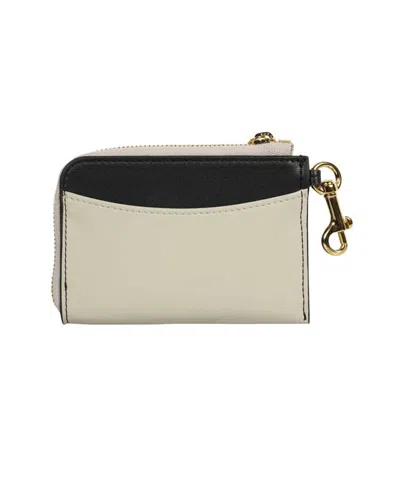 Stella Mccartney Two-tone Alter Mat Card Holder In Black