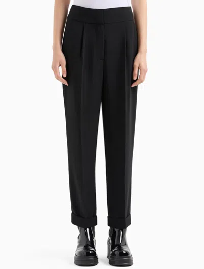 Armani Exchange Trousers Black