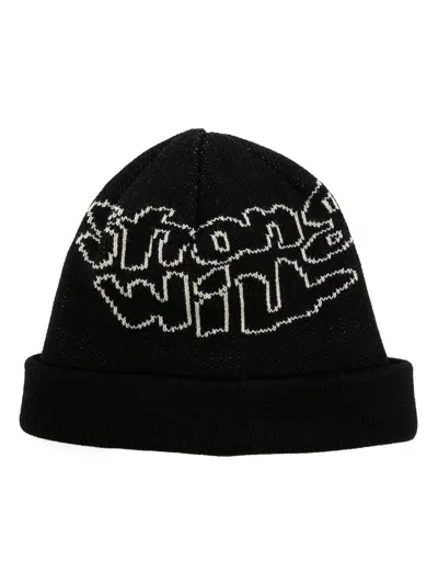 Comme Des Garçons Shirt Intarsia-knit Beanie Hat