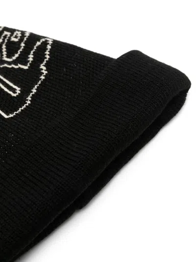 Comme Des Garçons Shirt Intarsia-knit Beanie Hat