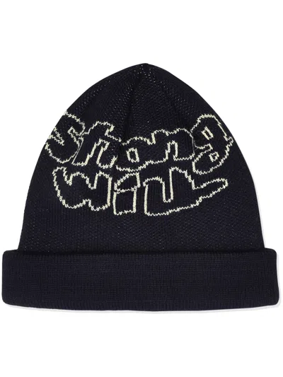 Comme Des Garçons Shirt Intarsia-knit Beanie Hat