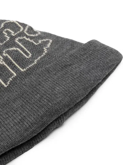 Comme Des Garçons Shirt Intarsia-knit Beanie Hat