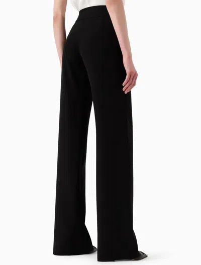Emporio Armani High-waisted Wide Leg Trousers