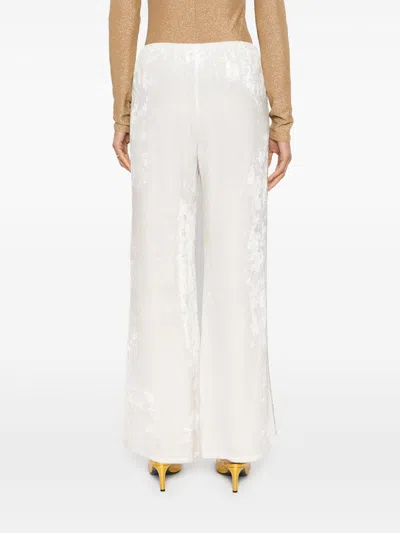 Forte Forte Forte_forte "frangipane Gardens" Embroidery Velvet Pants Clothing