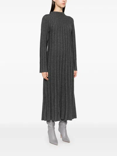 Loulou Studio Irma Ribbed Knit Wool Midi Dress