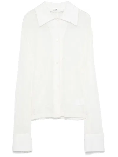 Séfr Thelma Open Knit Wool Shirt