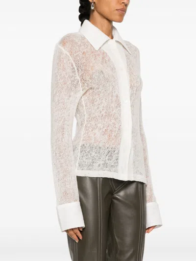 Séfr Thelma Open Knit Wool Shirt