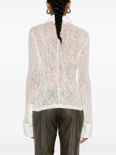 Séfr Thelma Open Knit Wool Shirt