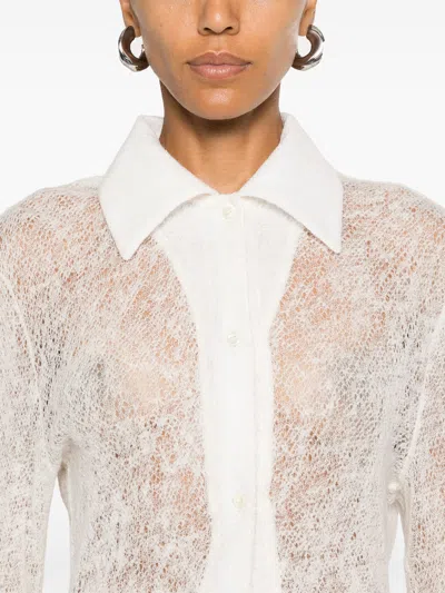 Séfr Thelma Open Knit Wool Shirt