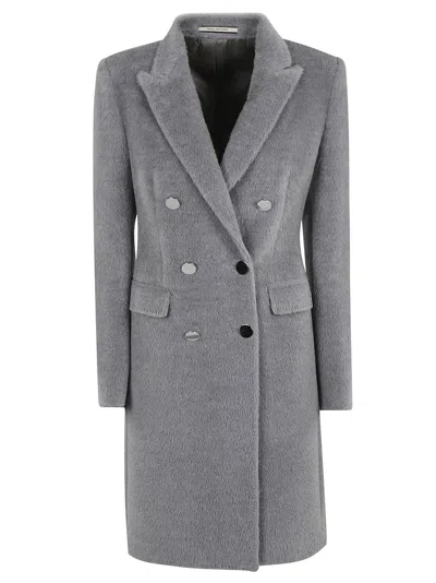 Shop Tagliatore Coats Grey