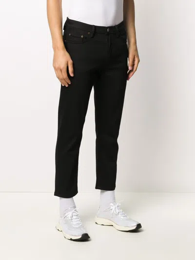 Acne Studios Cotton Denim Jeans In Multicolor