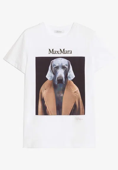 Max Mara Cipria T-shirt In White