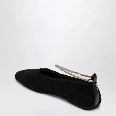 Maria Luca Chic Ballerina Flats With Chain Ankle Strap