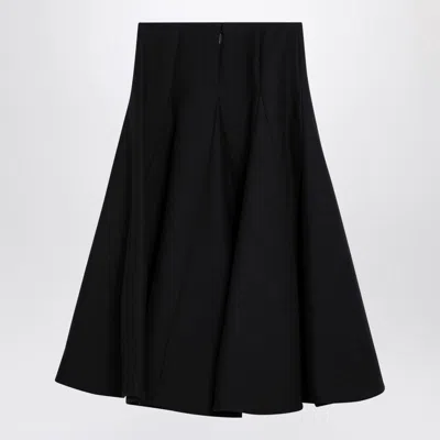 Valentino Crepe Couture Wool-blend Midi Skirt