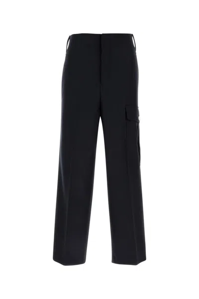 Shop Ami Alexandre Mattiussi Ami Paris Pants In Navy