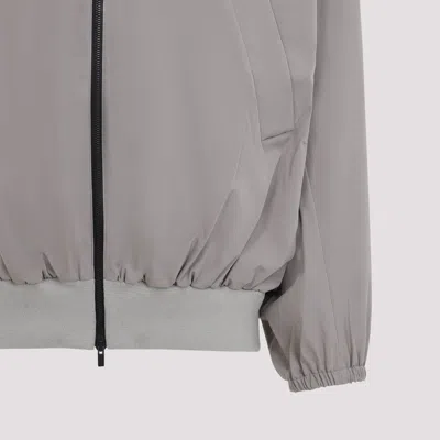 Fear Of God High Neck Track Jacket With Balloon Sleeves In Brown