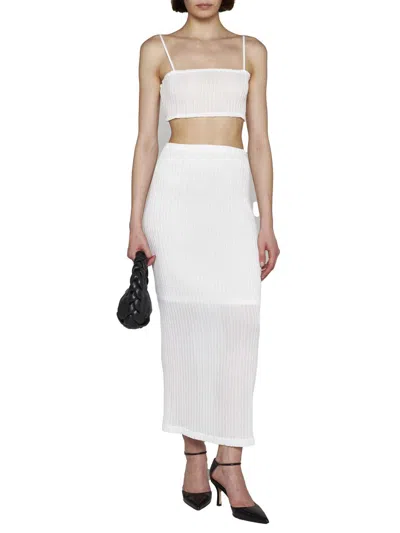 Shop Le 17 Septembre Skirts In White