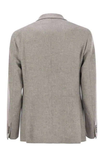 Tagliatore Men's Virgin Wool Blend Jacket In Pearl