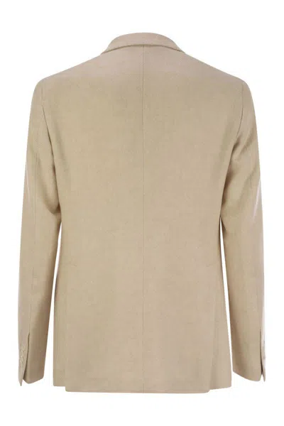 Tagliatore Men's Virgin Wool Blend Jacket In Beige