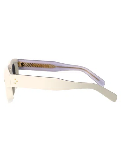 Cutler And Gross Ivory Acetate Sunglasses In White Ivory
