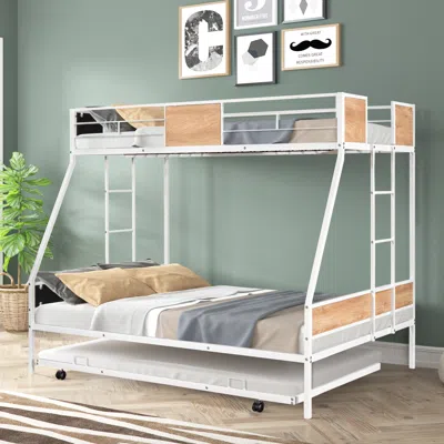 Streamdale Furniture Streamdale Twin Over Full Bed With Sturdy Steel Frame