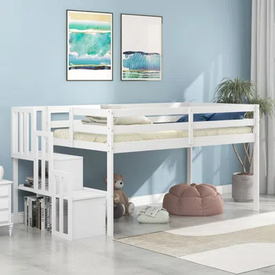 Streamdale Furniture Streamdale Loft Bed With Staircase