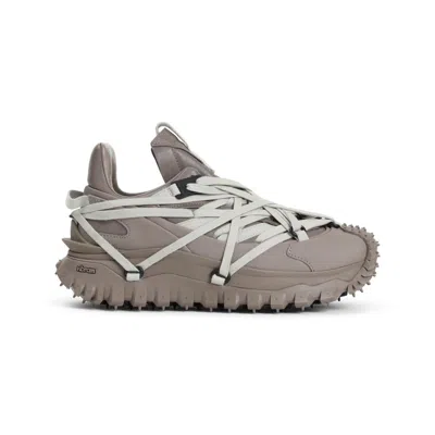 Shop Moncler X Rick Owens Sneakers In Grey