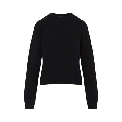Moncler X Rick Owens Mu02d9c01 Biker Round Neck Pullover Women In Black