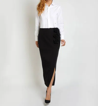Joyce Met Rachie La Rosette Skirt In Black In Black