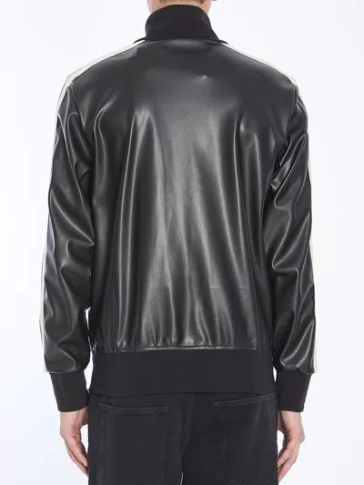 Shop Palm Angels Track Jacket In Black