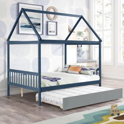 Streamdale Furniture Streamdale House Full Bed With Trundle