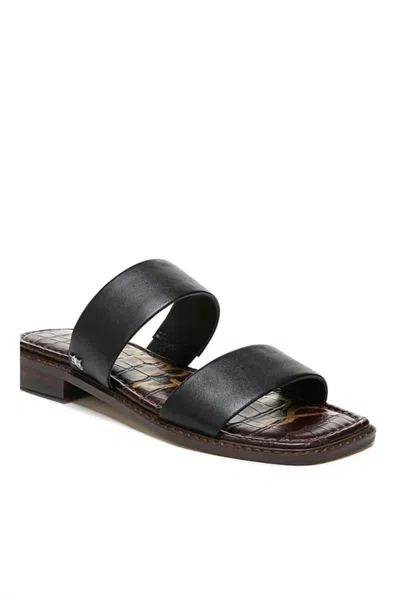 Sam Edelman Haydee Womens Padded Insole Slide Sandals In Black
