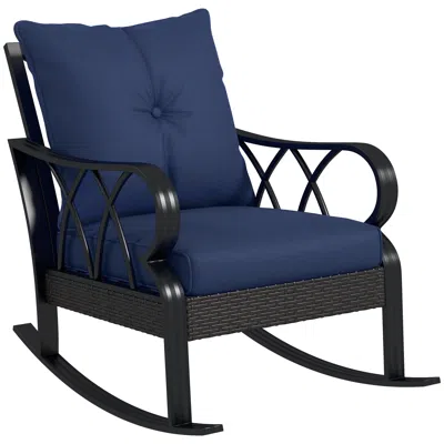 Streamdale Furniture Streamdale Elegant Outdoor Rocking Chair Comfort & Style For Your Patio Oasis
