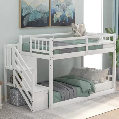 Streamdale Furniture Streamdale Twin Over Twin Floor Bunk Bed