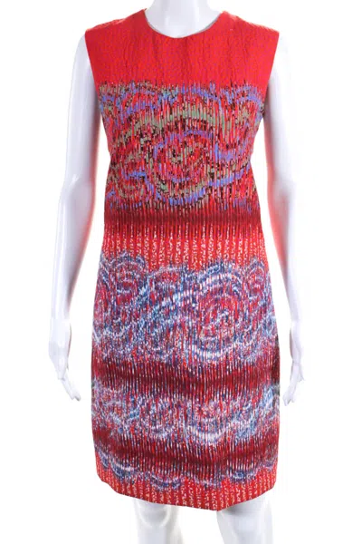 Peter Pilotto Womens Abstract Print Sleeveless Dress Multi Colored In Multi