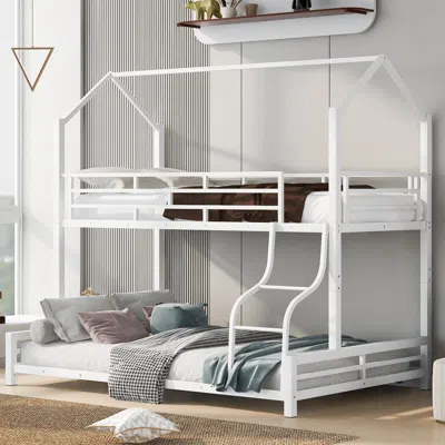 Streamdale Furniture Streamdale Metal House Bunk Bed