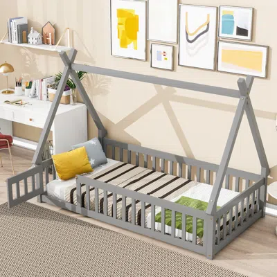 Streamdale Furniture Streamdale Twin Tentshaped Floor Bed