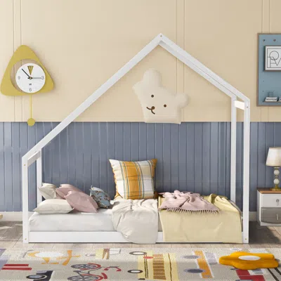 Streamdale Furniture Streamdale Twin Size Wooden House Bed